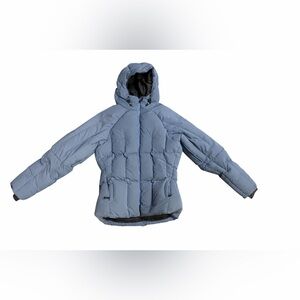 Salomon womens Sky Blue Puffer ski Jacket